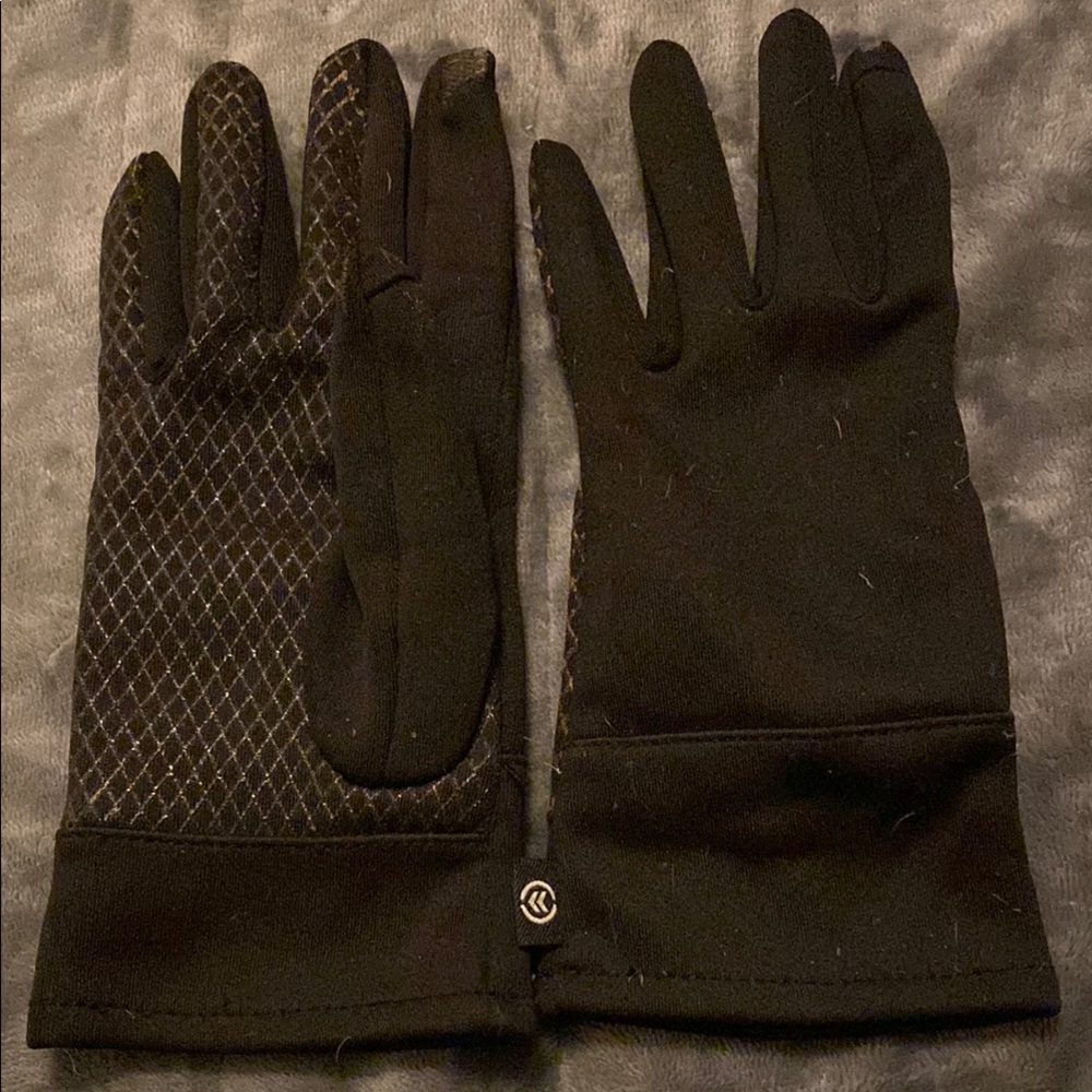 Black stretch glovess